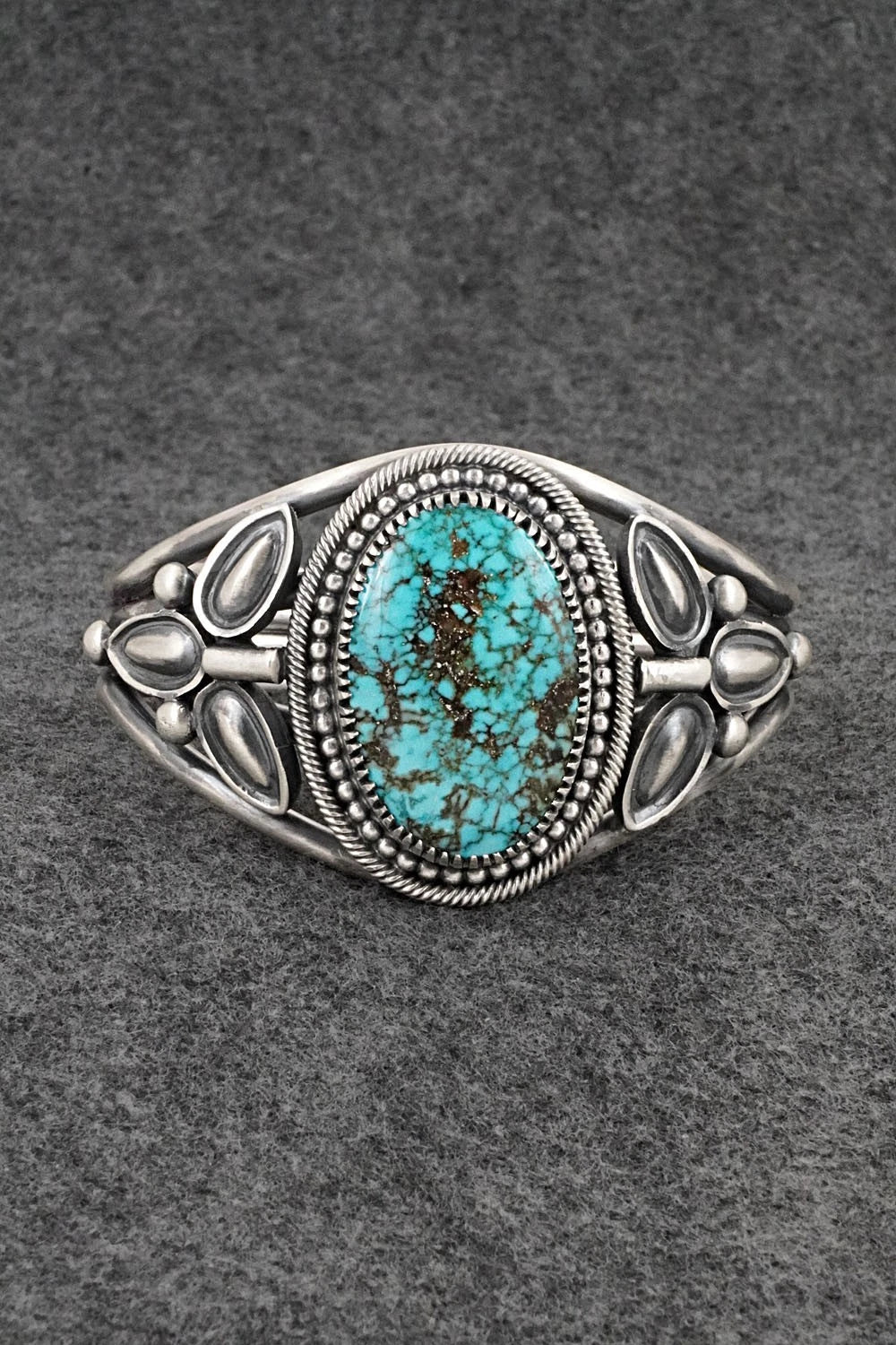Turquoise & Sterling Silver Bracelet - Mark Yazzie