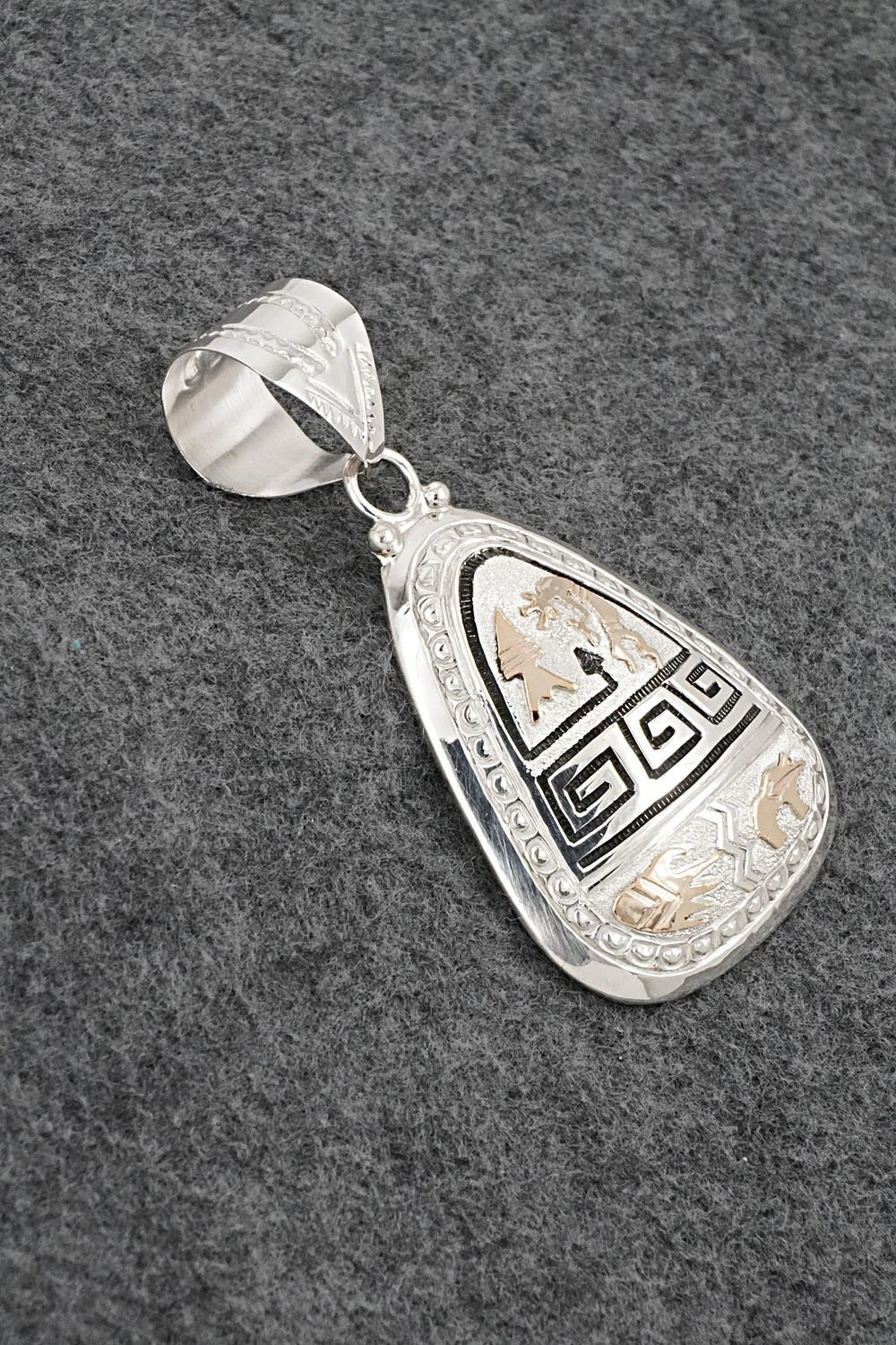 Sterling Silver & Gold Fill Pendant - Allison Manulito