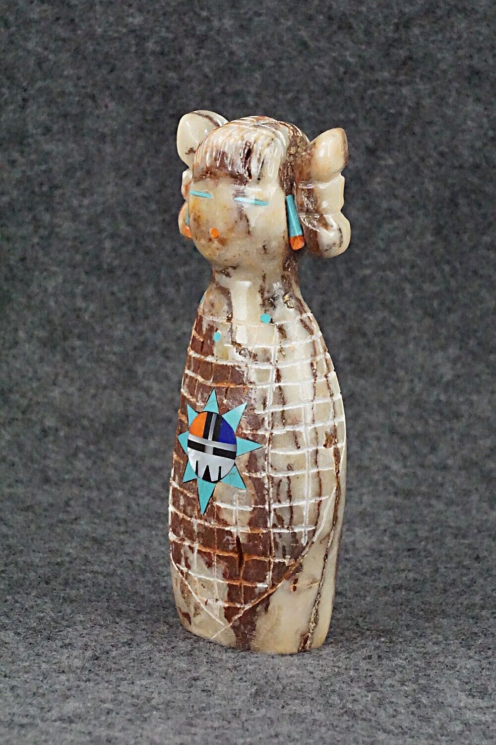 Corn Maiden Zuni Fetish Carving - Andres Lementino