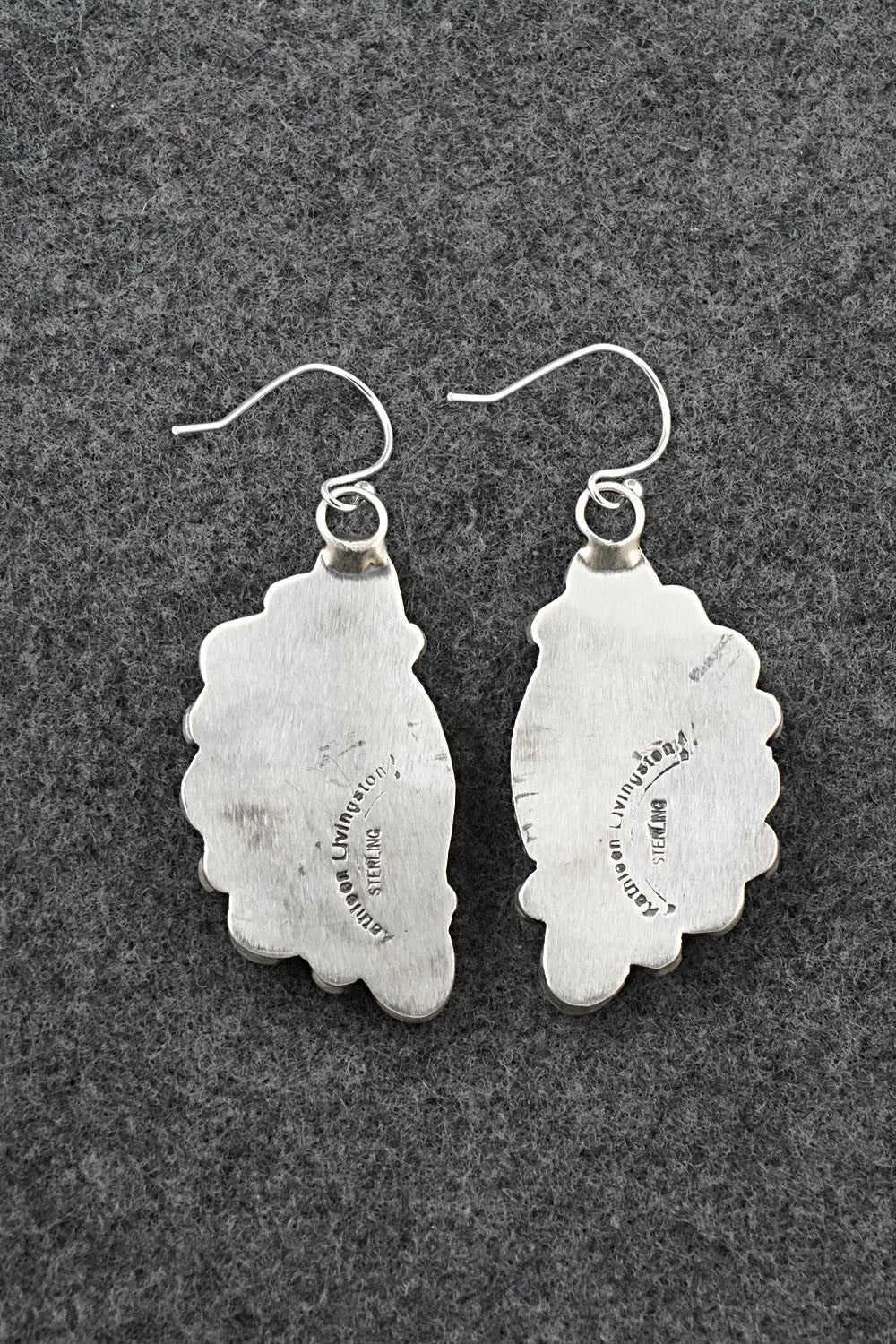Turquoise & Sterling Silver Earrings - Kathleen Livingston