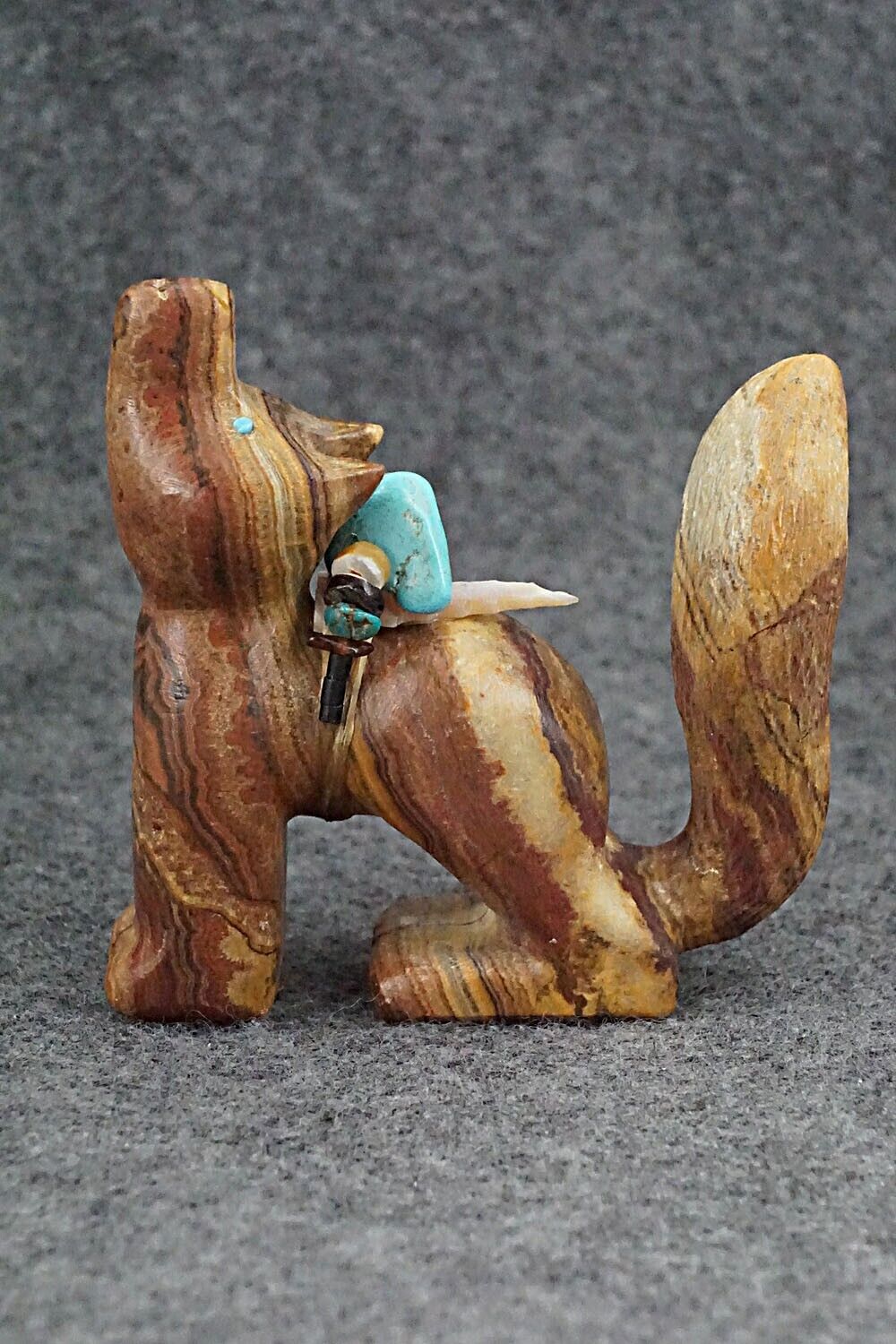 Wolf Zuni Fetish Carving - Douglas Martza