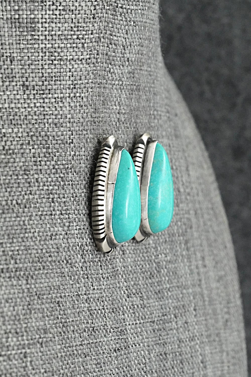 Turquoise & Sterling Silver Earrings - Thomas Francisco