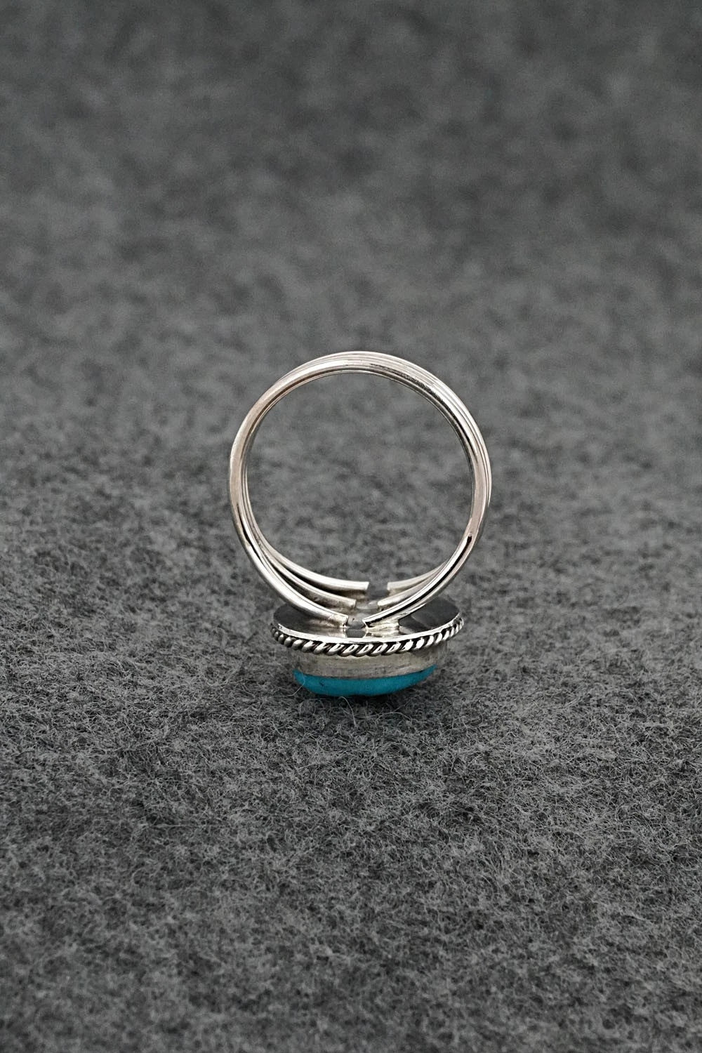 Turquoise & Sterling Silver Ring - Rena Begay - Size 8