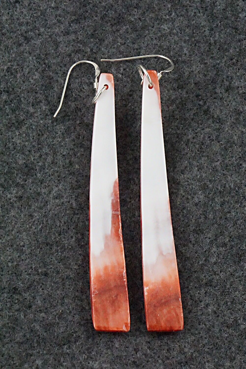 Spiny Oyster & Sterling Silver Earrings - Jesus Espino