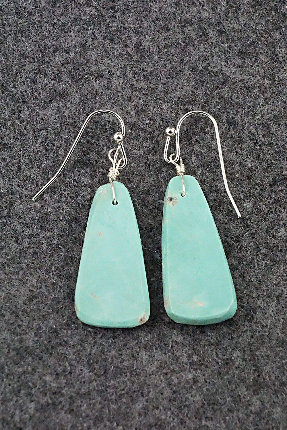 Turquoise & Sterling Silver Earrings - Joe Garcia