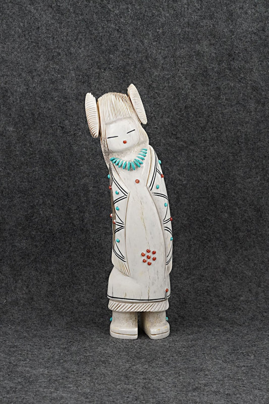 Corn Maiden Zuni Fetish Carving - Claudia Peina