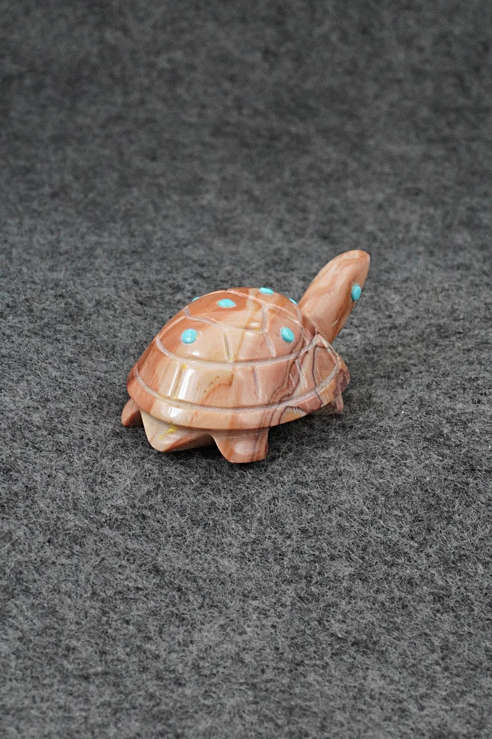 Turtle Zuni Fetish Carving - Ronnie Lunasee