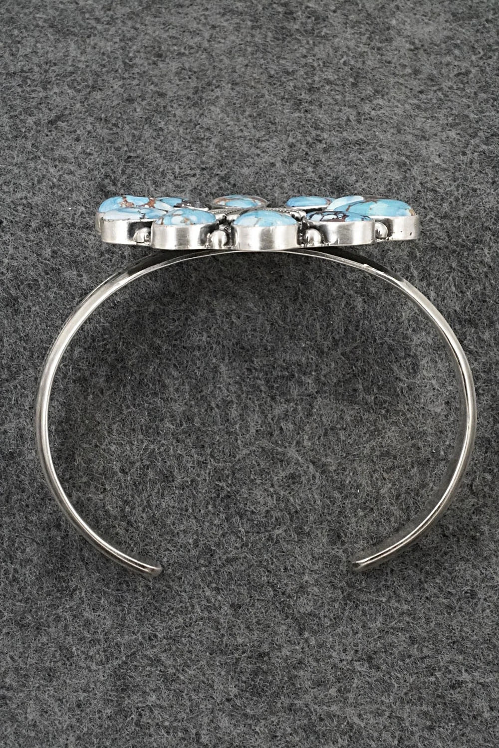 Turquoise & Sterling Silver Bracelet - Derrick Gordon