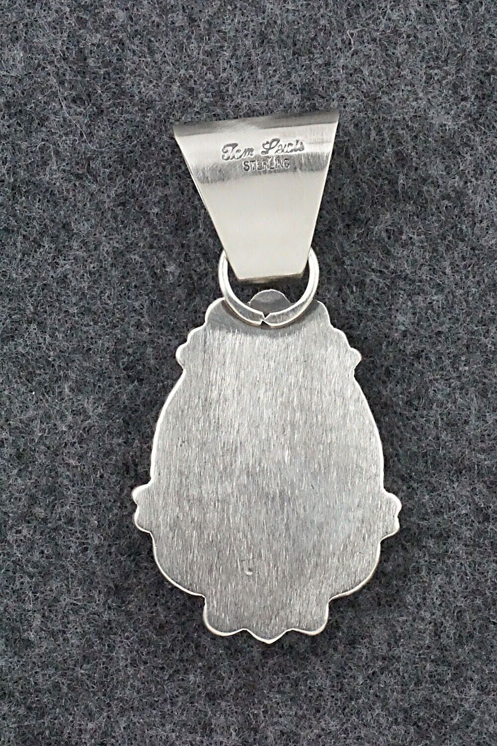 Turquoise & Sterling Silver Pendant - Tom Lewis