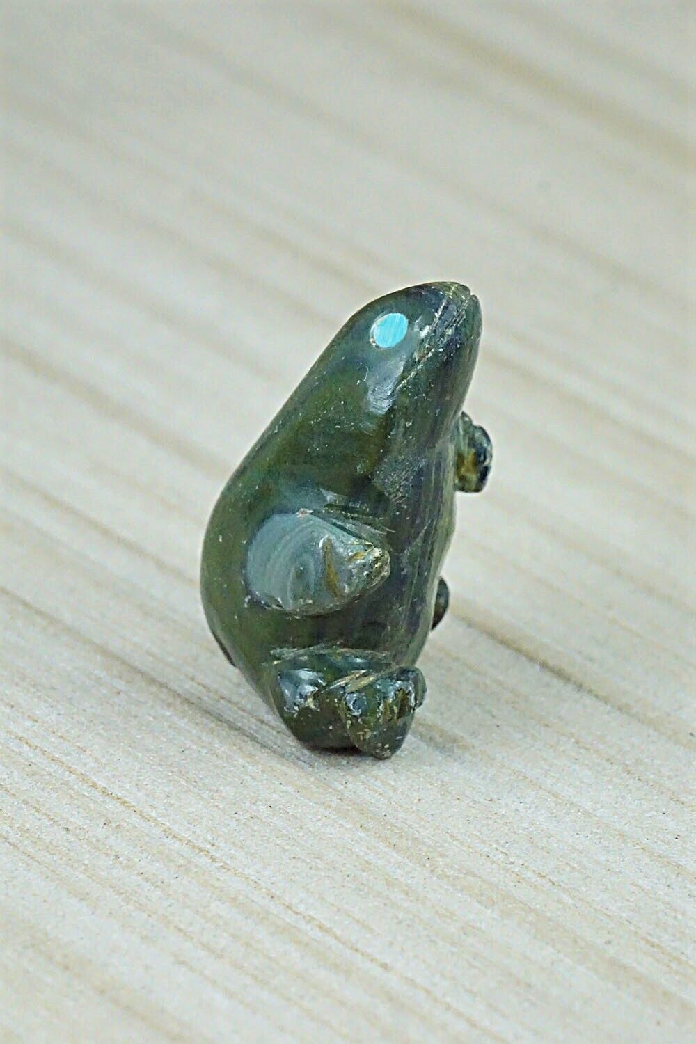 Frog Zuni Fetish Carving - Marcus Yuselaw