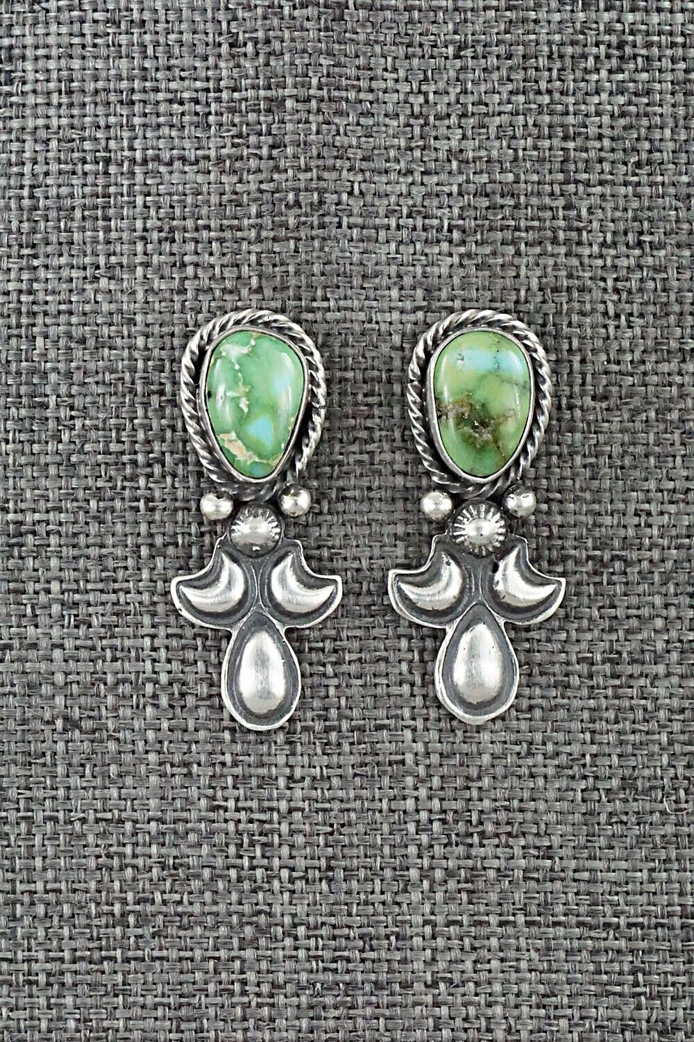 Turquoise & Sterling Silver Squash Blossom Set - Paige Gordon