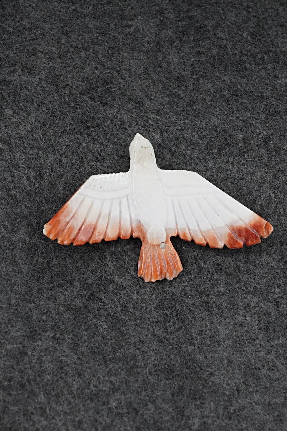 Eagle Zuni Fetish Carving - Erick Lonjose