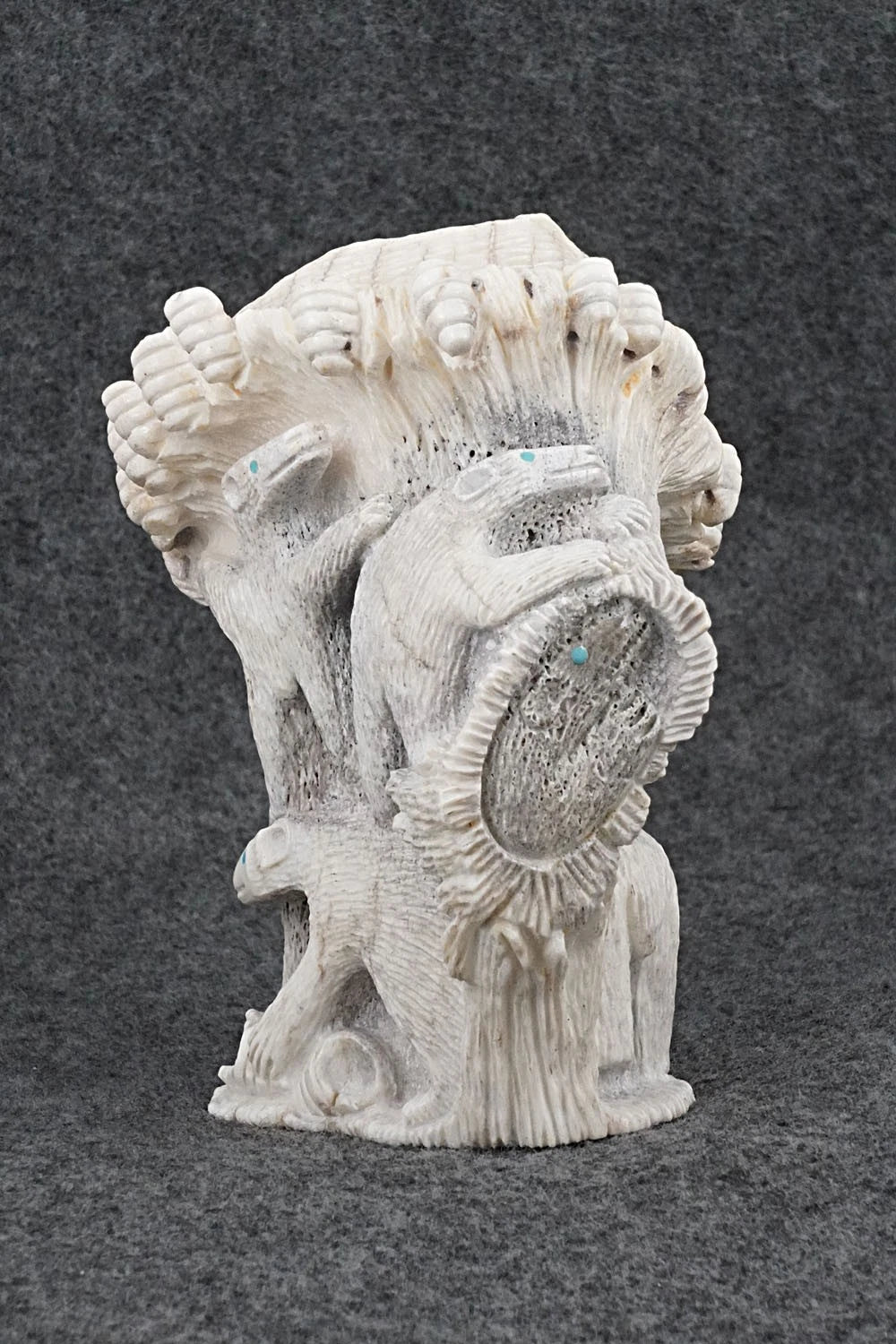 Bears Zuni Fetish Carving - Destry Siutza