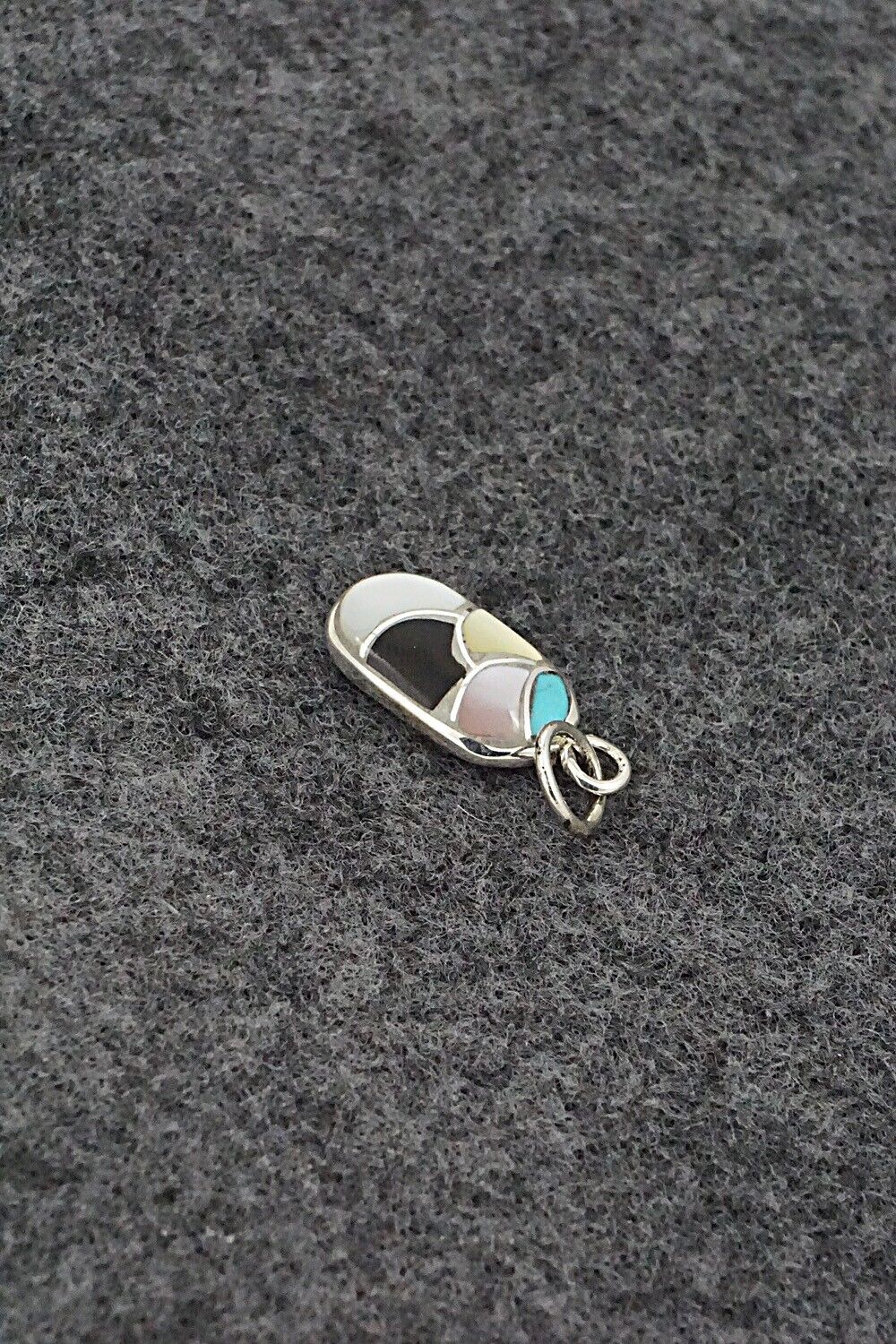 Multi-Stone & Sterling Silver Pendant - Orena Leekya