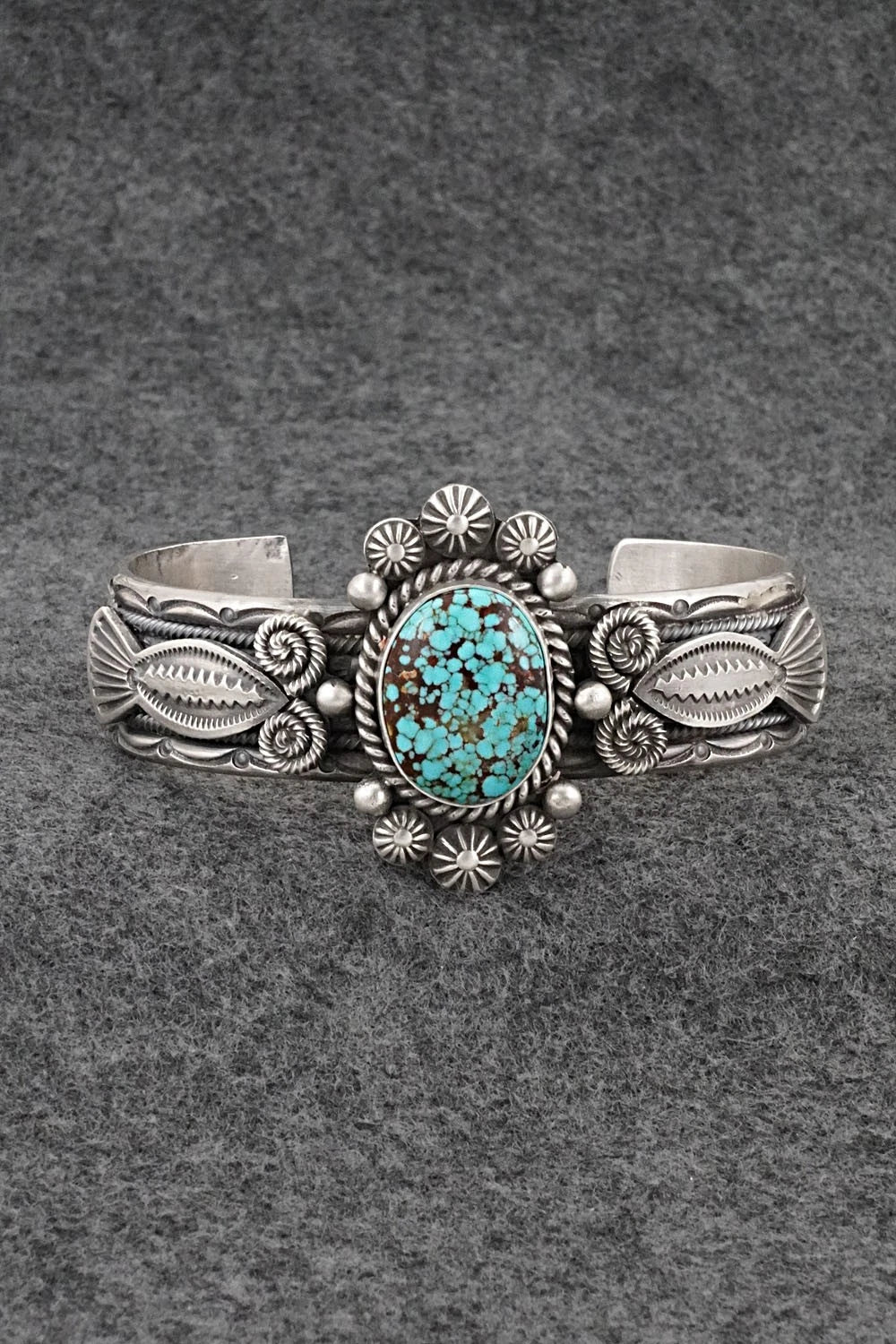 Turquoise & Sterling Silver Bracelet - Michael Calladitto