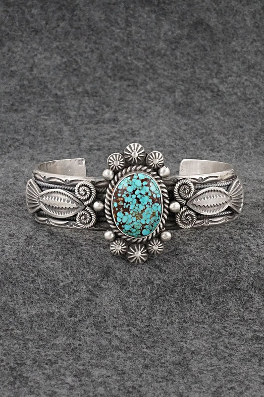 Turquoise & Sterling Silver Bracelet - Michael Calladitto