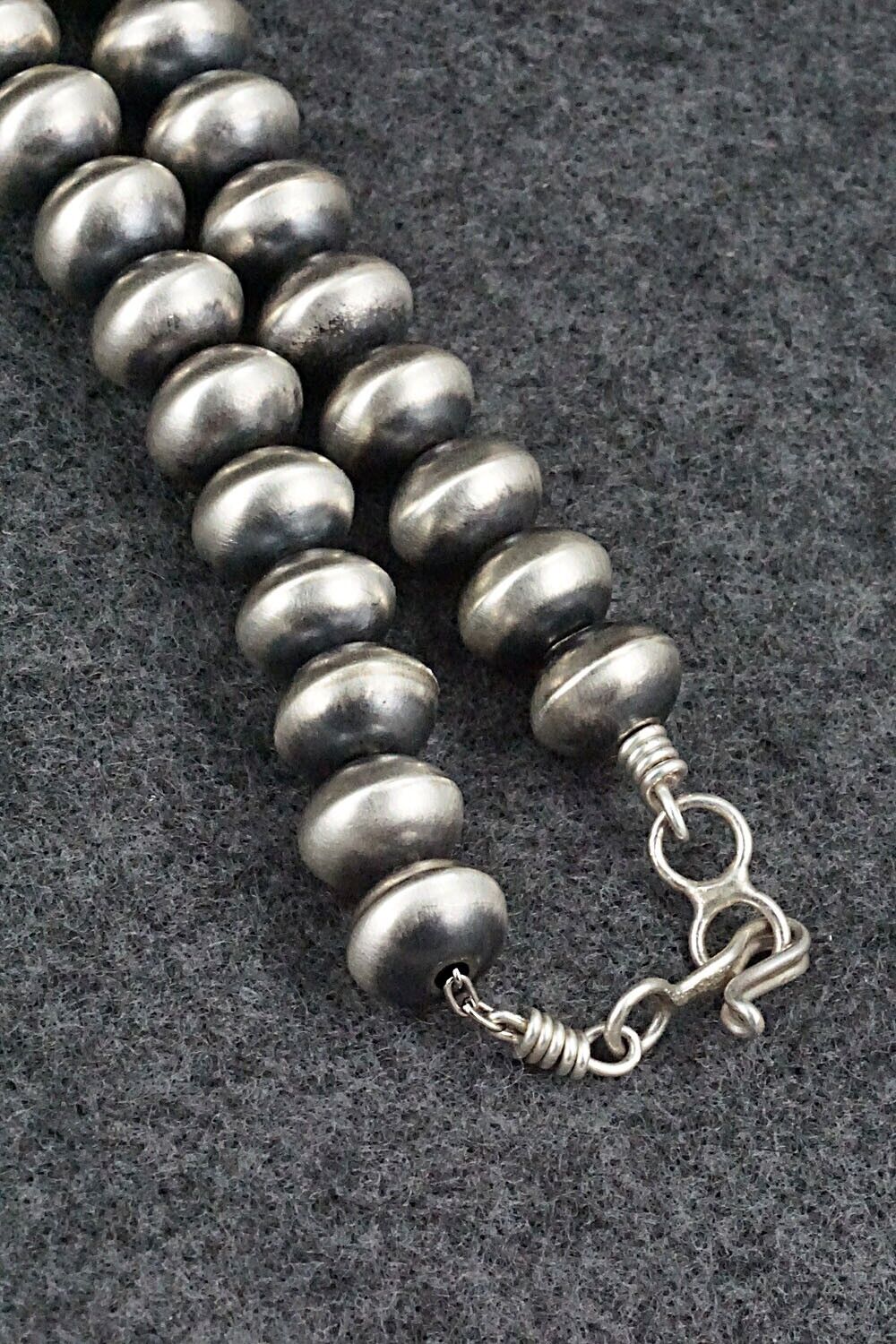 Sterling Silver Navajo Pearl Necklace - Jan Mariano
