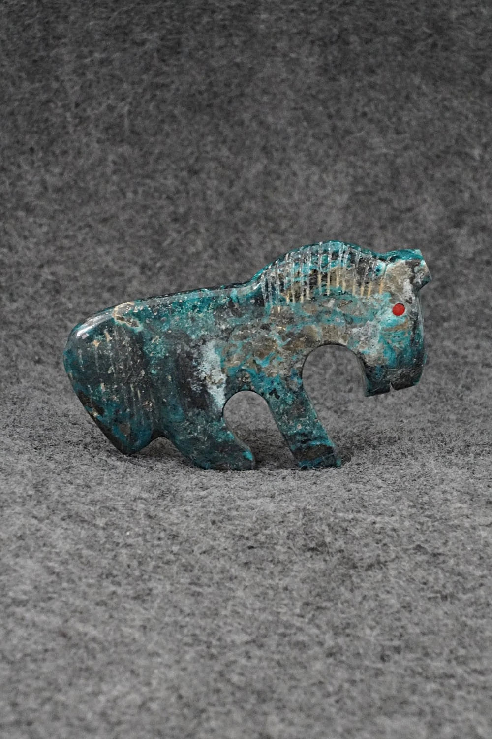 Horse Zuni Fetish Carving - Kenric Laiwakete