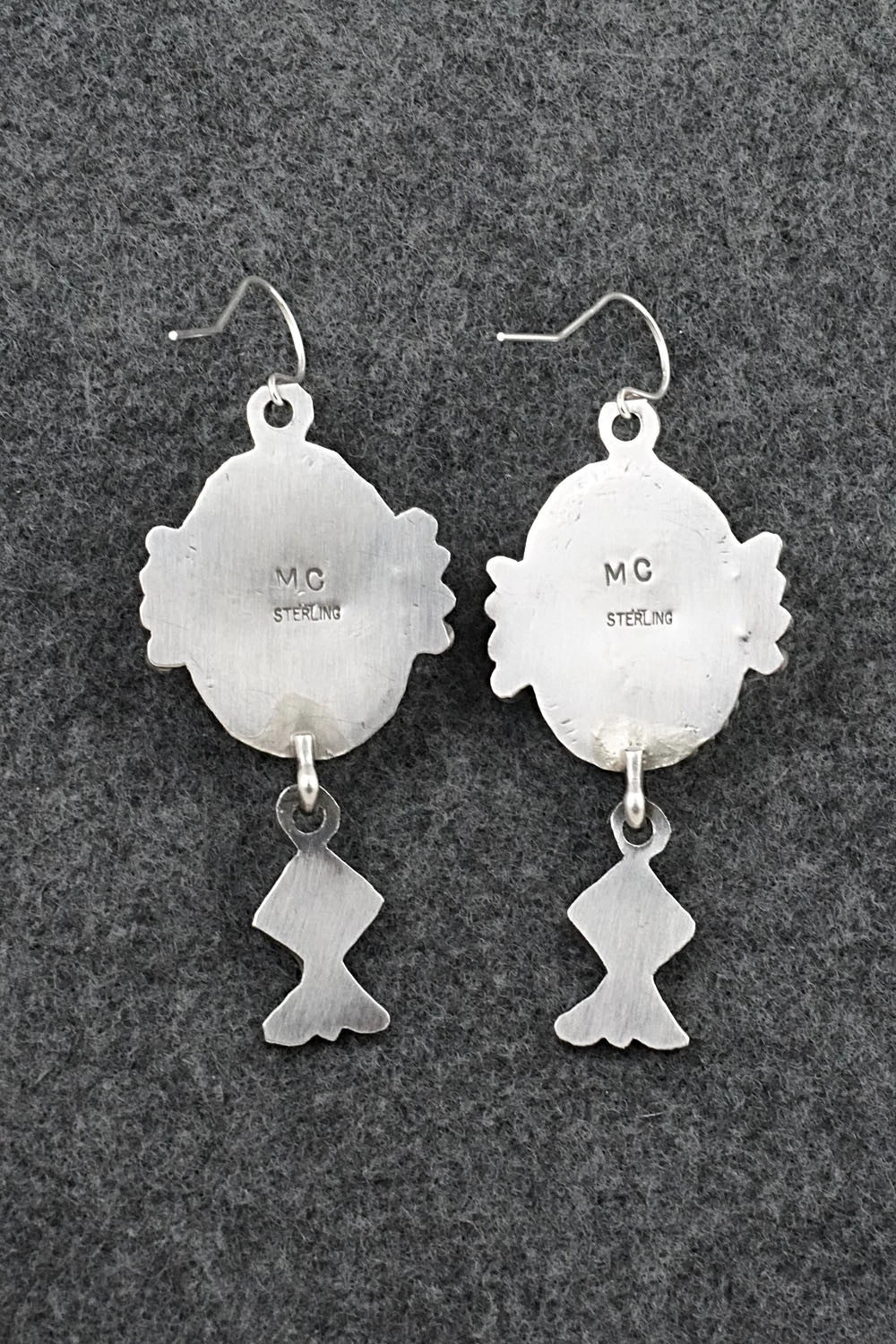 Turquoise & Sterling Silver Earrings - Michael Calladitto