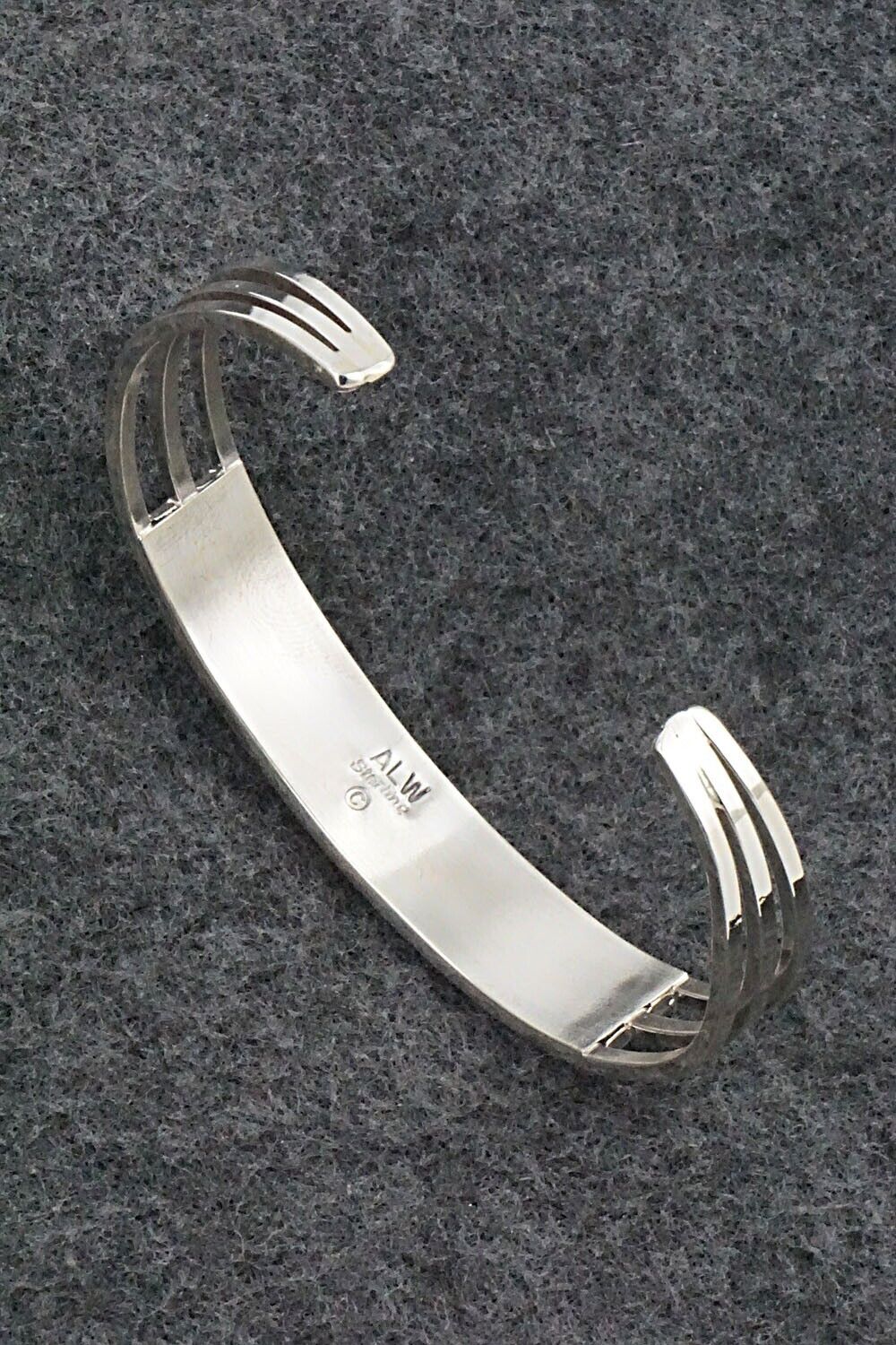 Opalite & Sterling Silver Inlay Bracelet - Anson Wallace