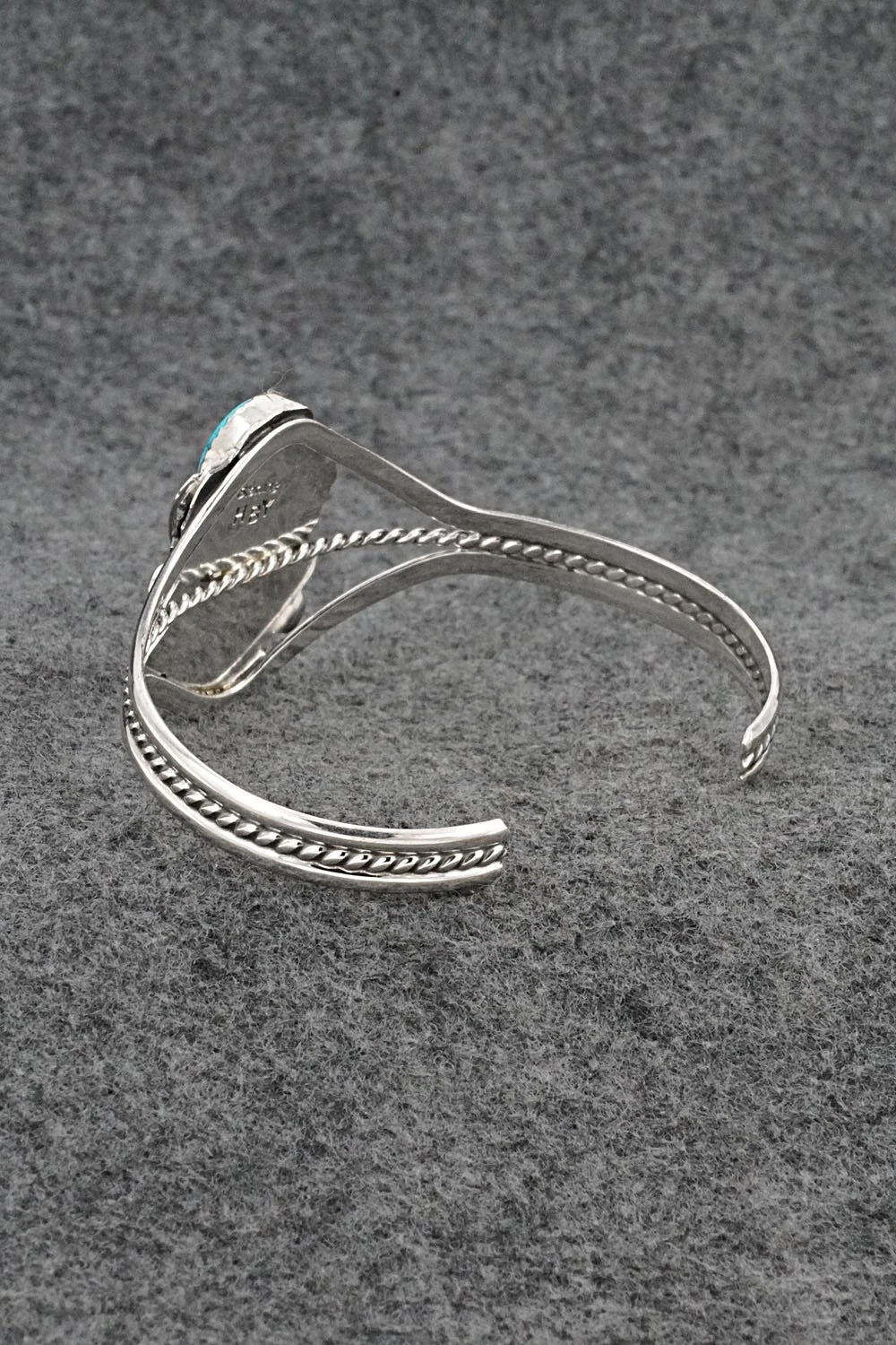 Turquoise & Sterling Silver Bracelet - Harry B. Yazzie