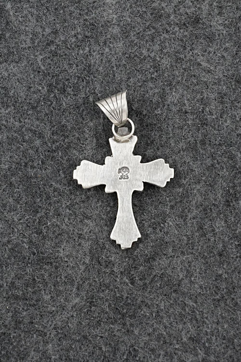 Turquoise & Sterling Silver Pendant - Robertson Martinez