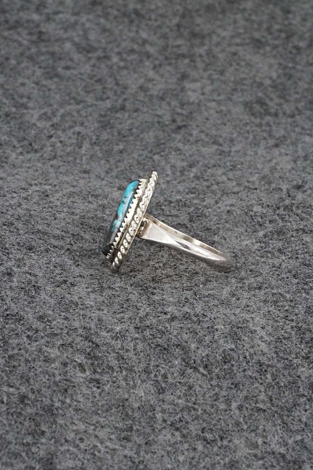 Turquoise & Sterling Silver Ring - Darius Arviso - Size 7.25