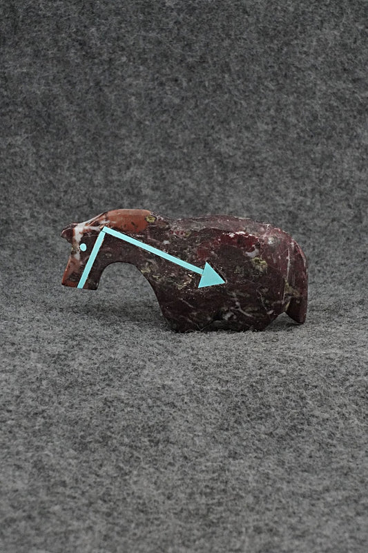 Horse Zuni Fetish Carving - Bernard Laiwakete