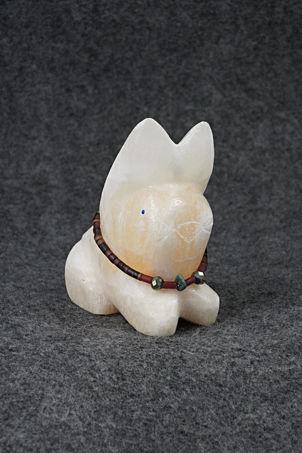 Rabbit Zuni Fetish Carving - Benina Kallestewa