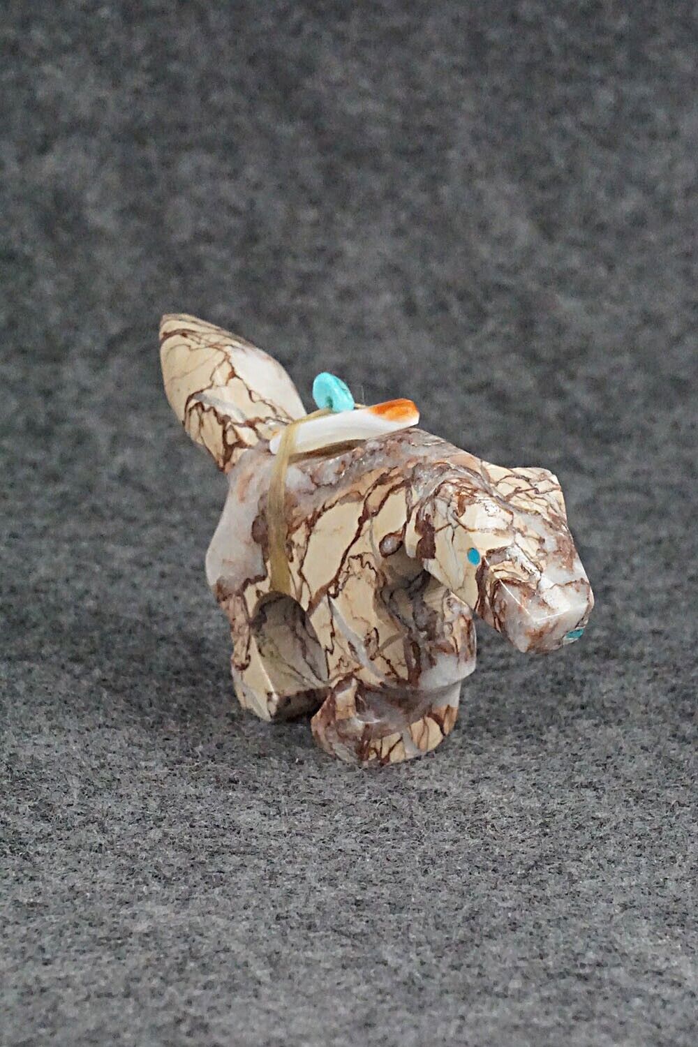 Horse Zuni Fetish Carving - Fernando Laiwakete