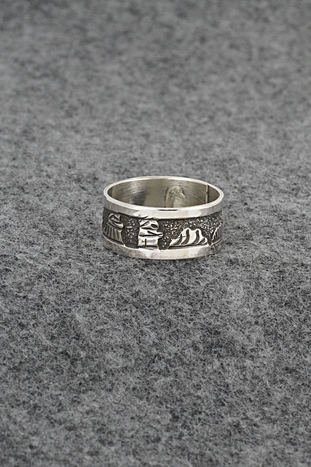 Sterling Silver Ring - Elaine Becenti - Size 10