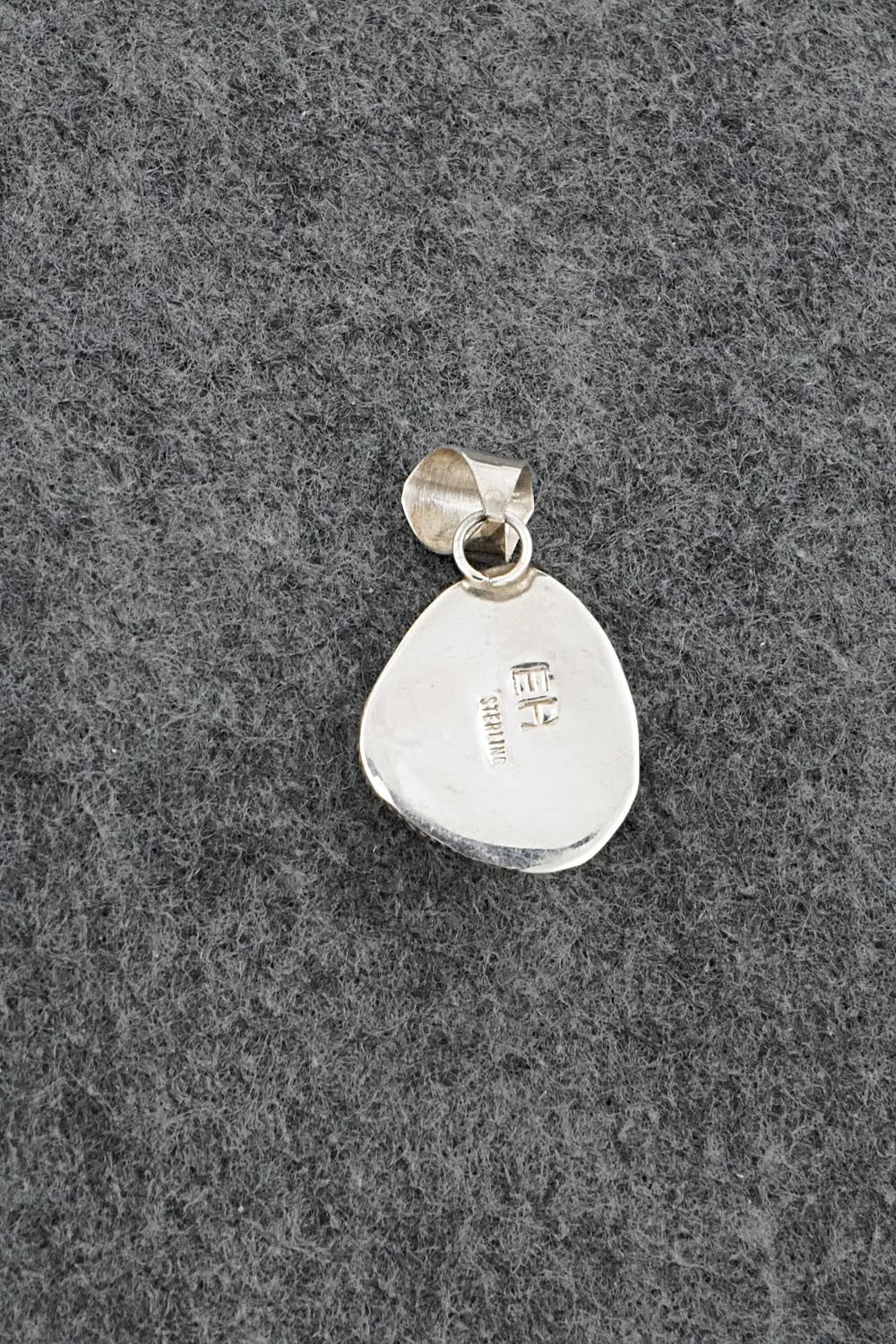 Turquoise & Sterling Silver Pendant - Ernest Hawthorne