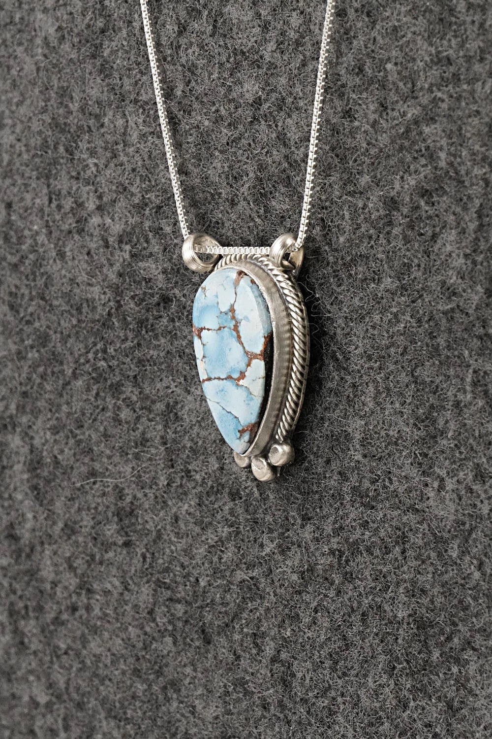 Turquoise & Sterling Silver Necklace - Sharon McCarthy