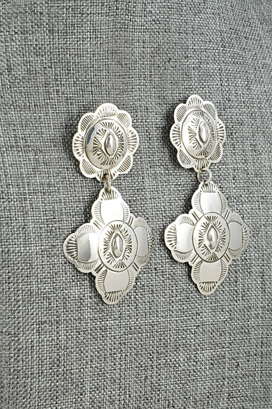 Sterling Silver Earrings - Bertha Begay