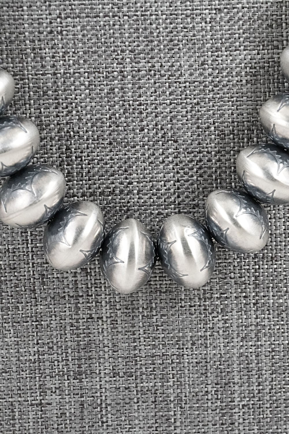 Sterling Silver Navajo Pearl Necklace 24" - Bryannen Halwood