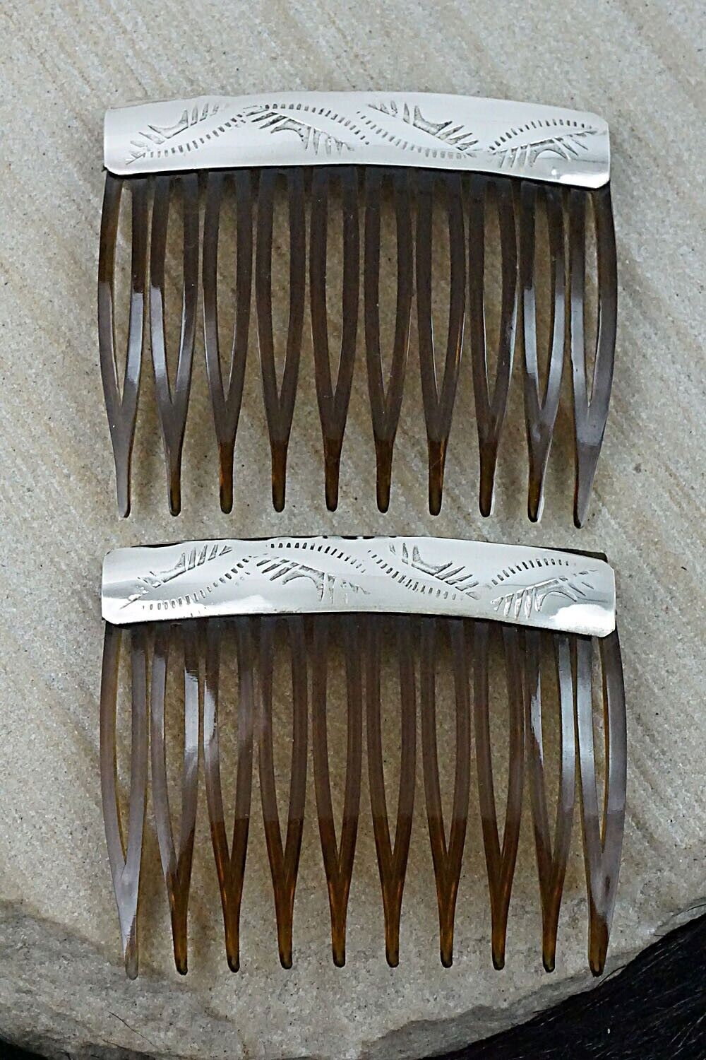Sterling Silver Hair Combs - Randall Dalgai