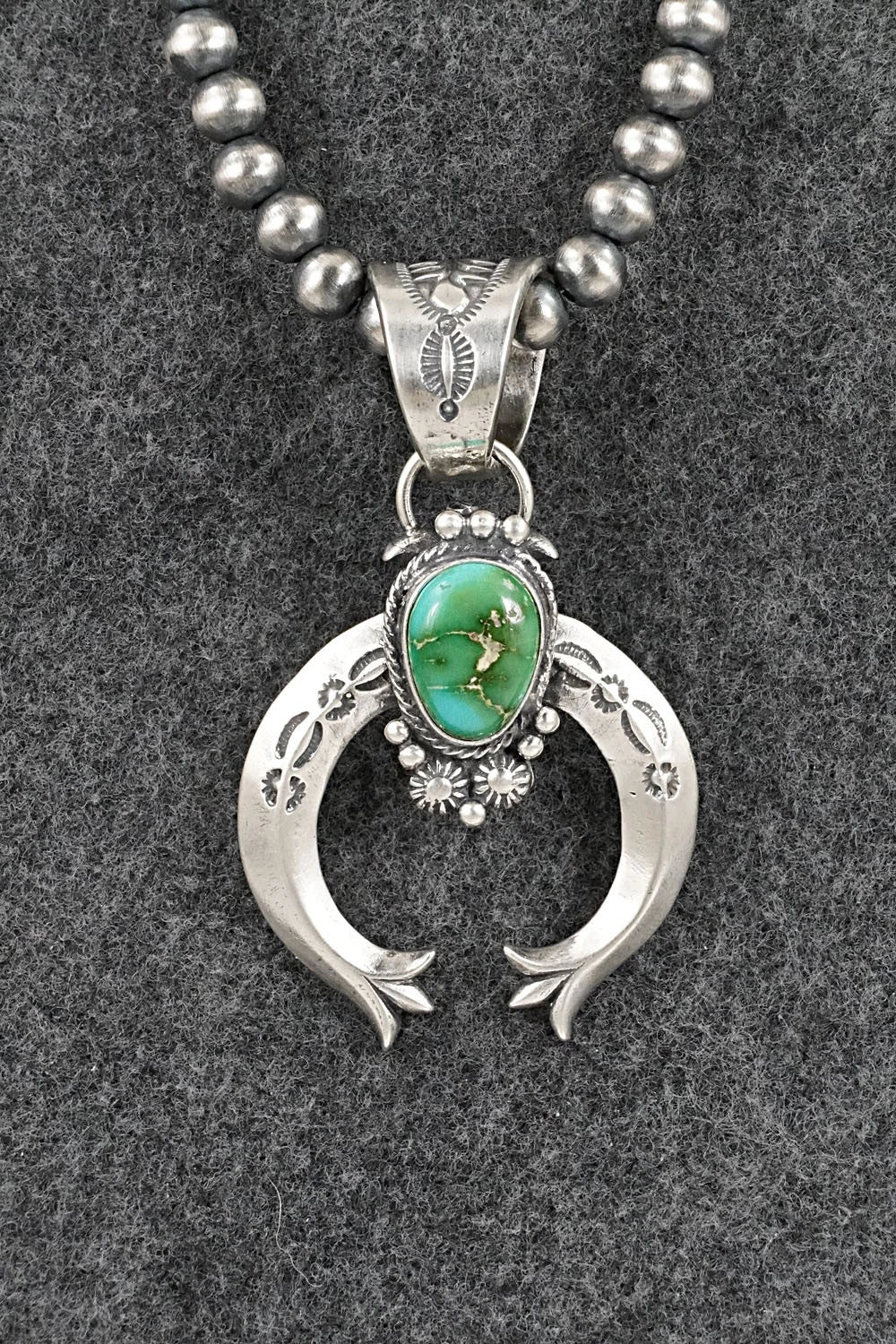 Turquoise & Sterling Silver Necklace - Samuel Yellowhair