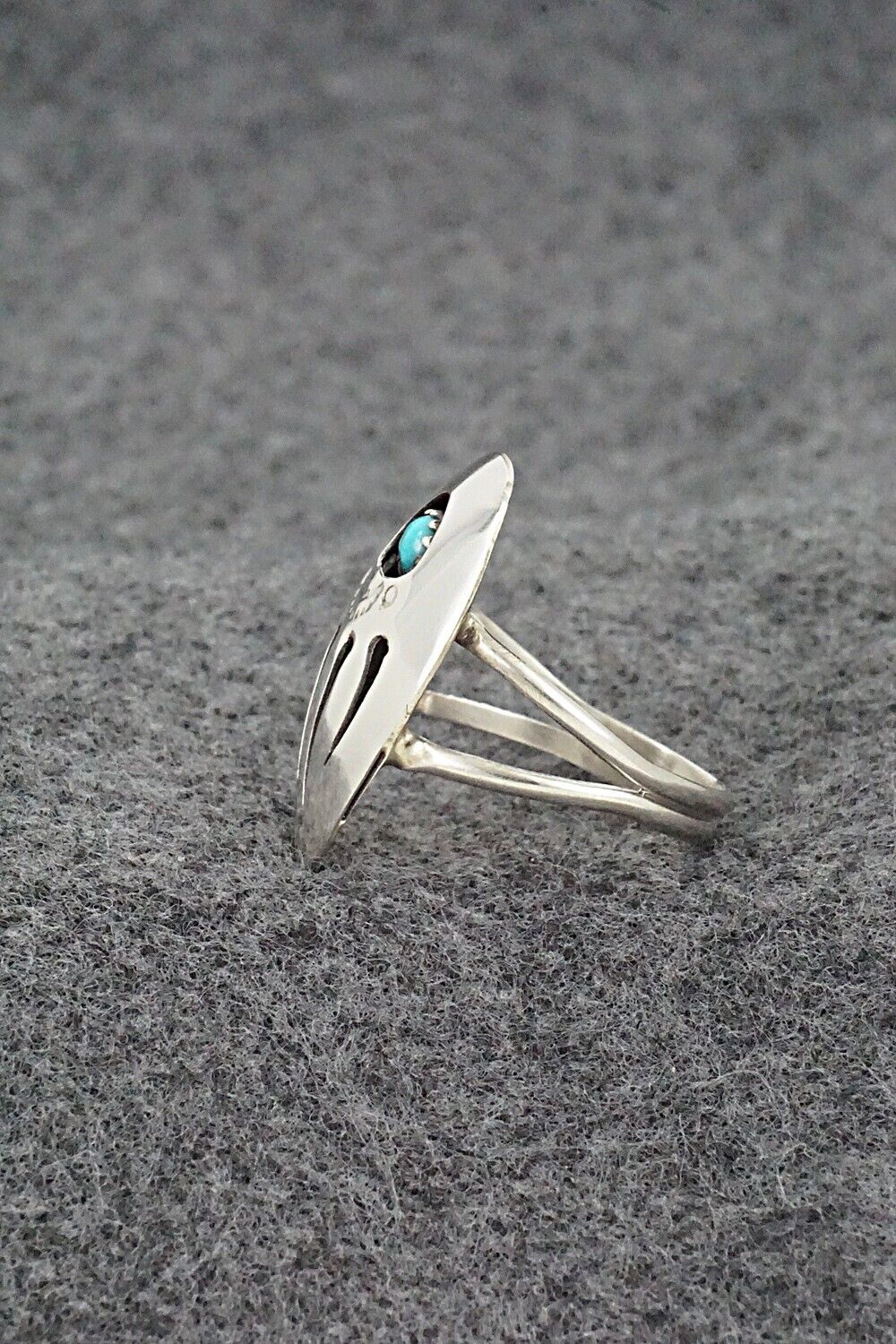 Turquoise & Sterling Silver Ring - Ervin Begay - Size 9.25