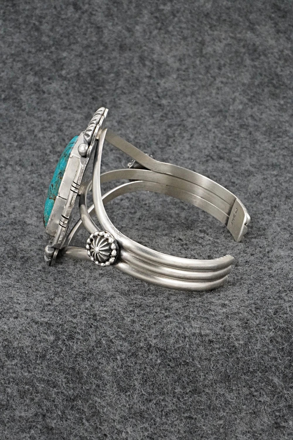 Turquoise & Sterling Silver Bracelet - Michael Calladitto