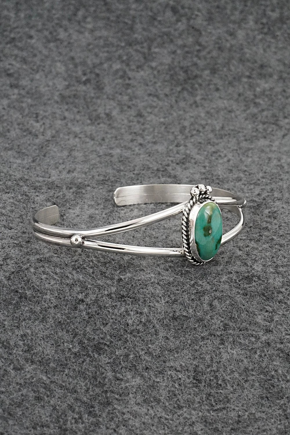 Turquoise & Sterling Silver Bracelet - Rosemary Saunders