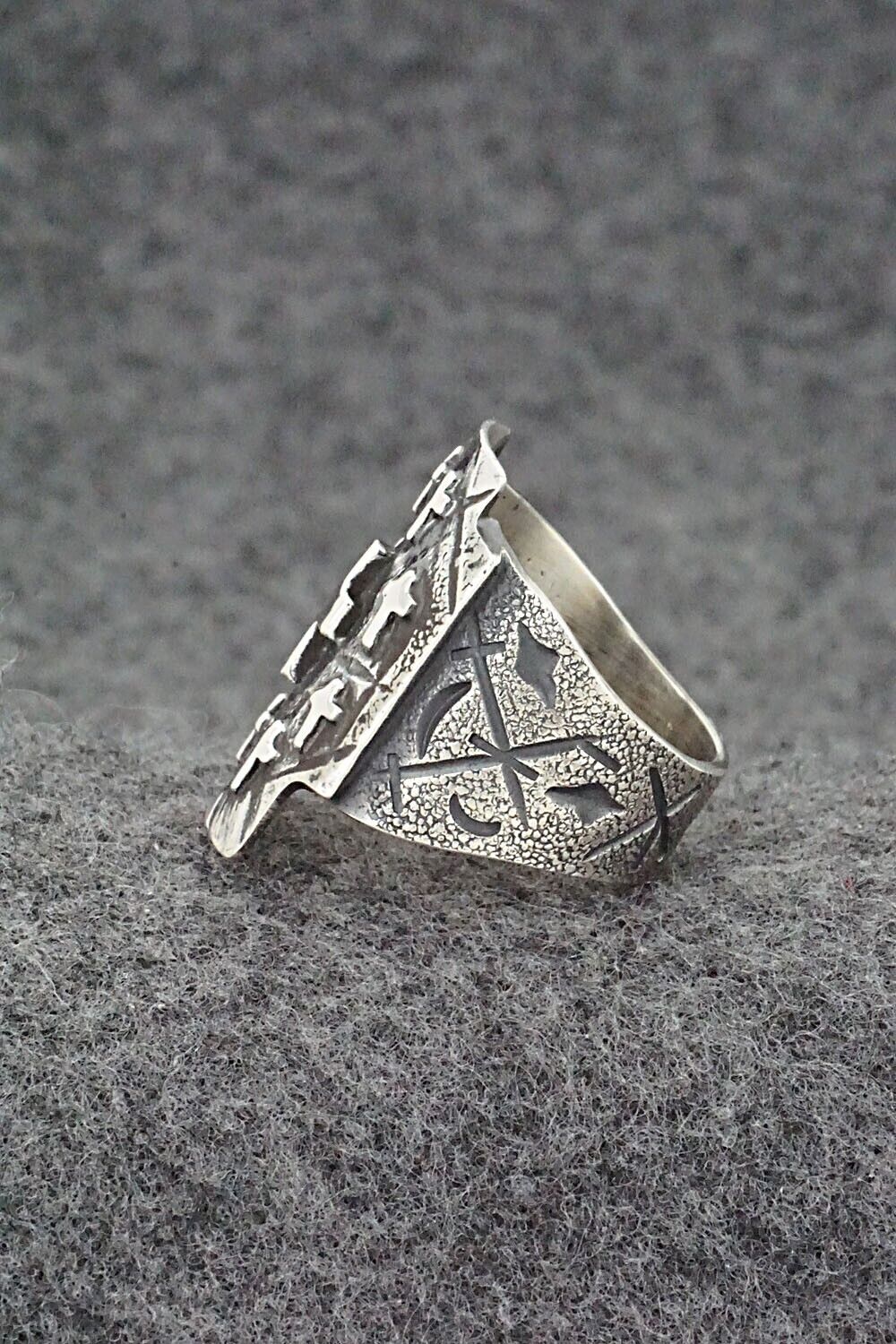 Sterling Silver Ring - Raymond Coriz - Size 8