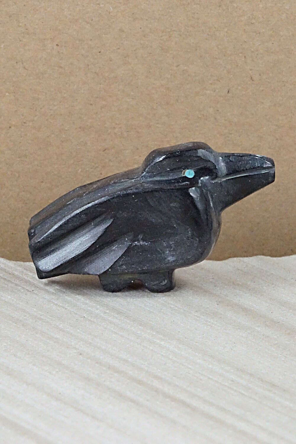 Crow Zuni Fetish Carving - Tim Lementino