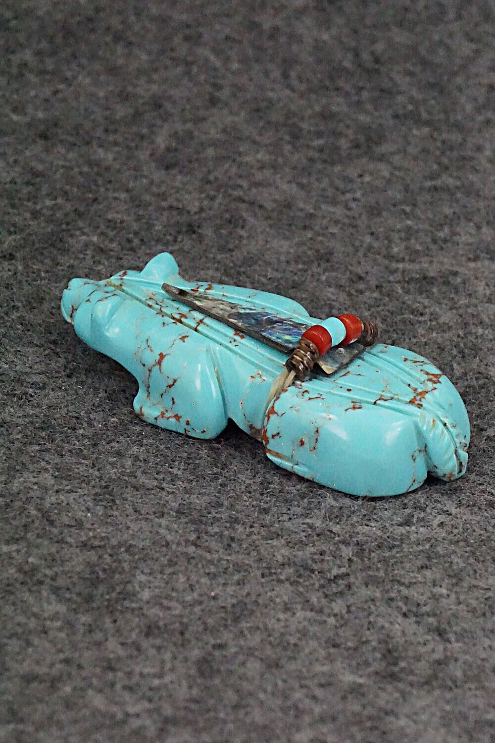 Badger Zuni Fetish Carving - Alex Tsethlikai