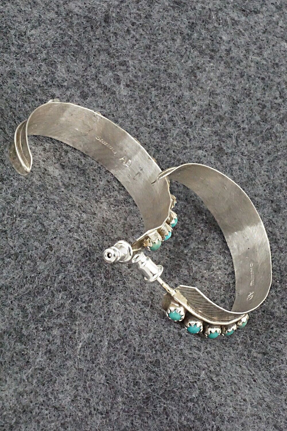 Turquoise and Sterling Silver Earrings - Aaron Davis