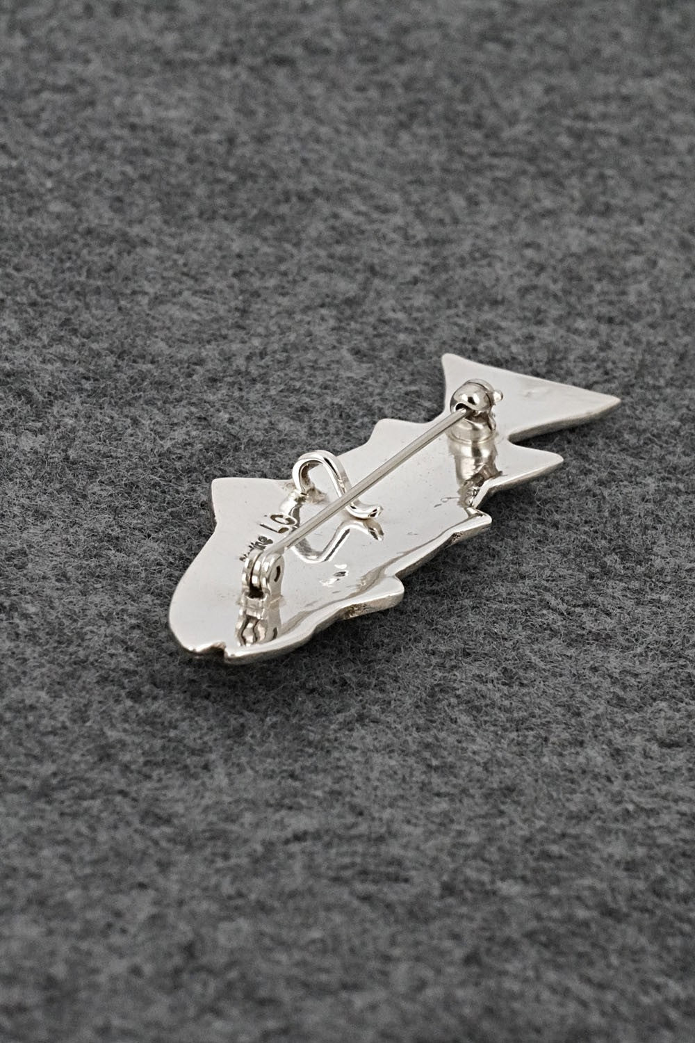 Multi-Stone & Sterling Silver Pendant/Pin - Lee Charlie