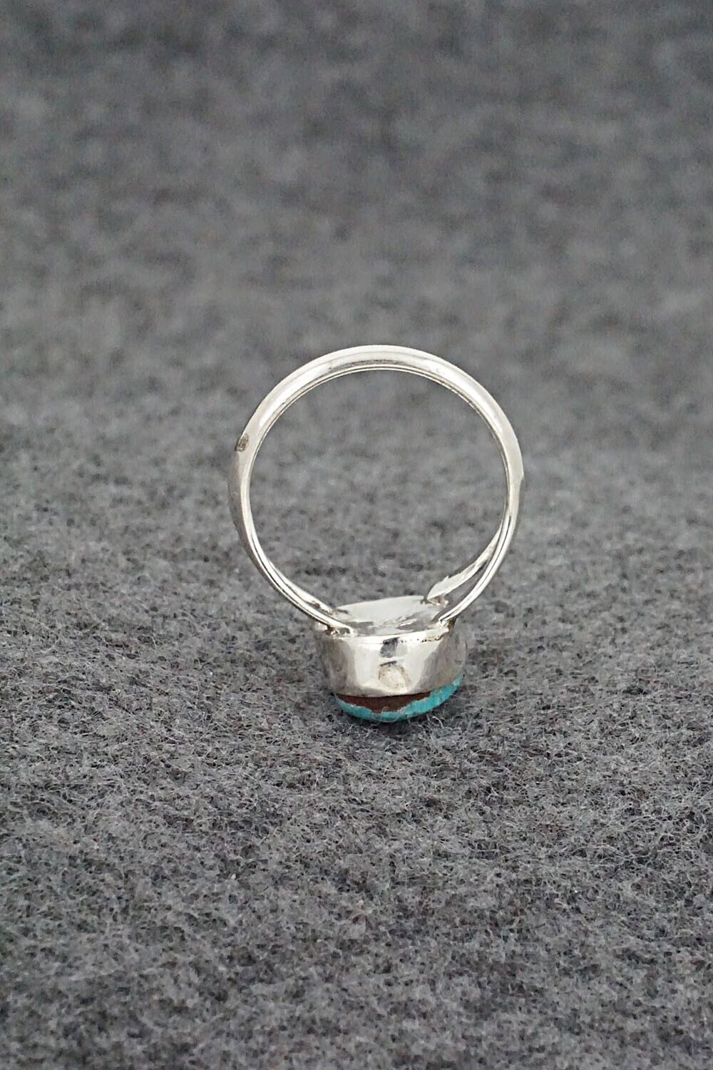 Turquoise & Sterling Silver Ring - Theresa Smith - Size 5.5