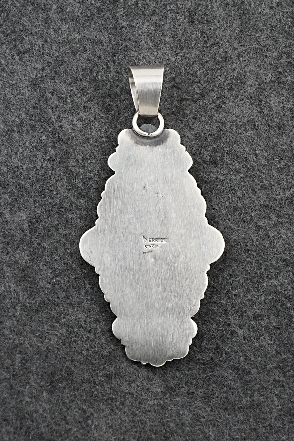 Turquoise and Sterling Silver Pendant - Derrick Gordon