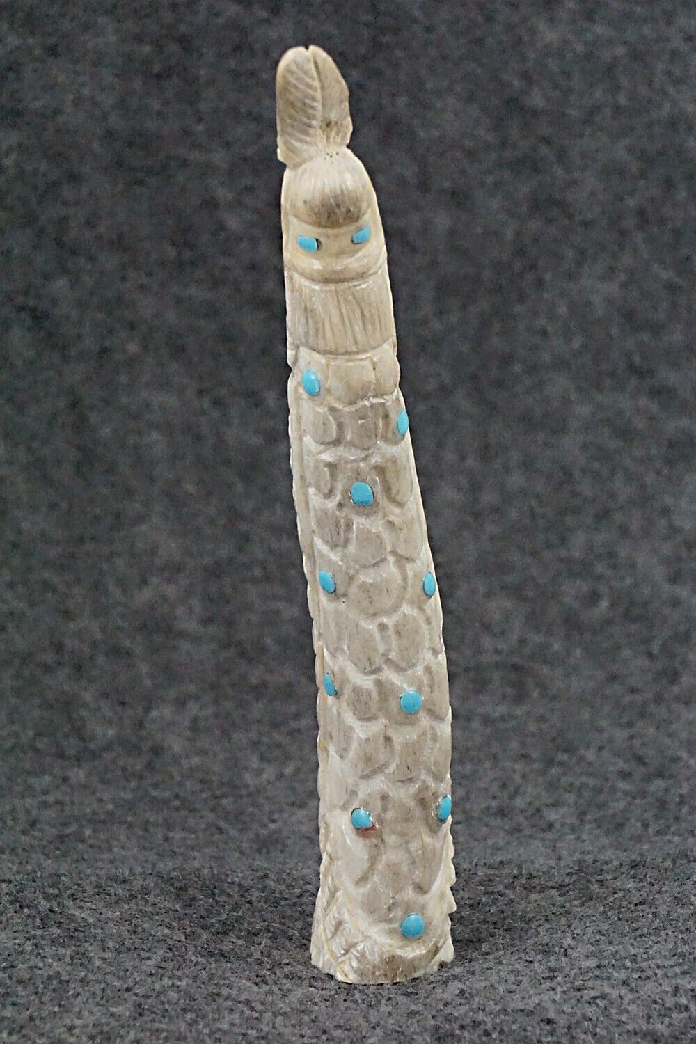 Corn Maiden Zuni Fetish Carving - Garrick Weeka