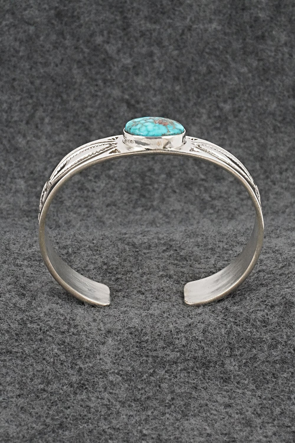Turquoise & Sterling Silver Bracelet - Arnold Blackgoat