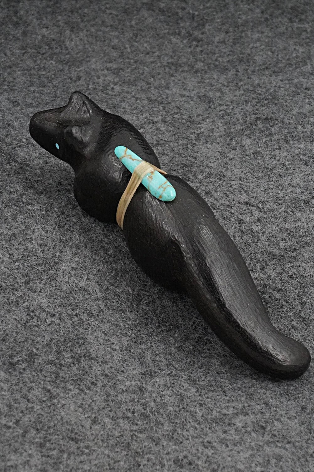 Mountain Lion Zuni Fetish Carving - Herb Halate